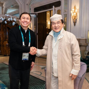 «Легенда нашего поколения». Геннадий Головкин встретился с Джеки Чаном